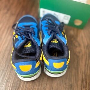 Puma Kids Sneakers - Navy, Blue, Green and Yellow